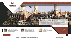 Desktop Screenshot of kanpurmetrorail.com